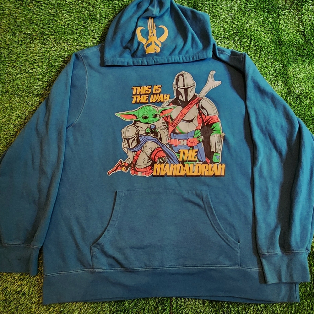 Star Wars Blue Graphic Hoodie Sweatshirt